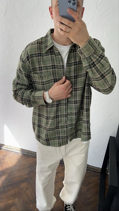 NEW ! ORIGINAL ! Чоловіча сорочка в клітинку PULL&BEAR