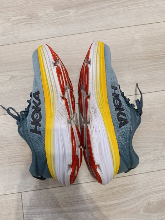 Szare buty Hoka One One M Bondi 8