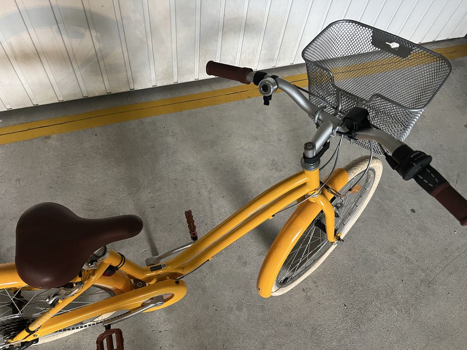 Bicicleta com cesto