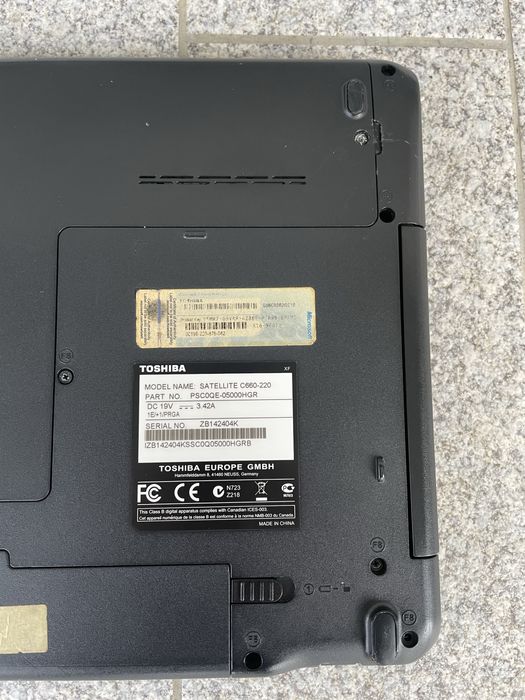 Toshiba Satellite C660-220 ( Peças )