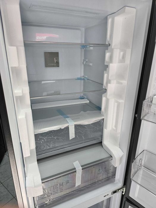 OUTLET nowa Lodówka NoFrost TCL RP340BSD0 185 cm Czarna gwar 2 lata X1