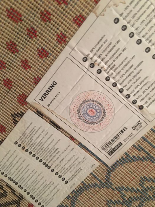 Vendo tapete redondo ikea - virring