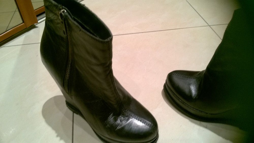 kozaki - botki czarne