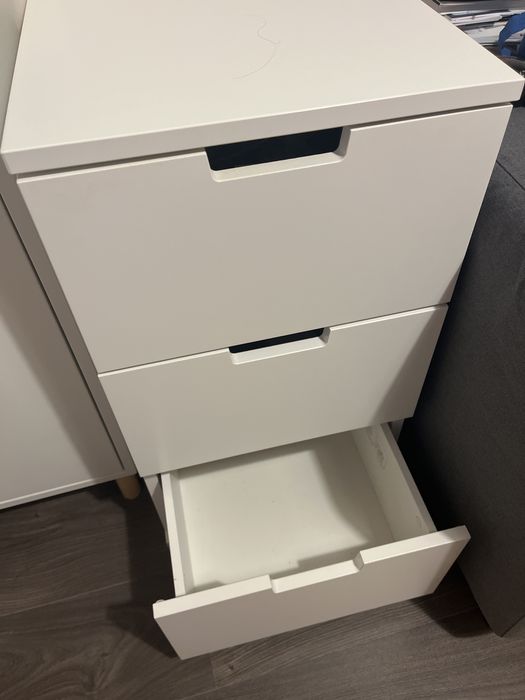 Cómoda NORDLI 3 gavetas  do Ikea 40x76cm