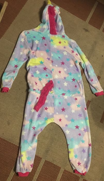 Jednorożec unicorn Kigurumi S kombinezon ciepły miły