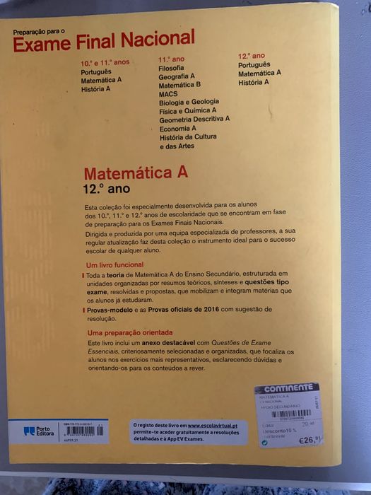 Livros de Exames 10/11º Ano
