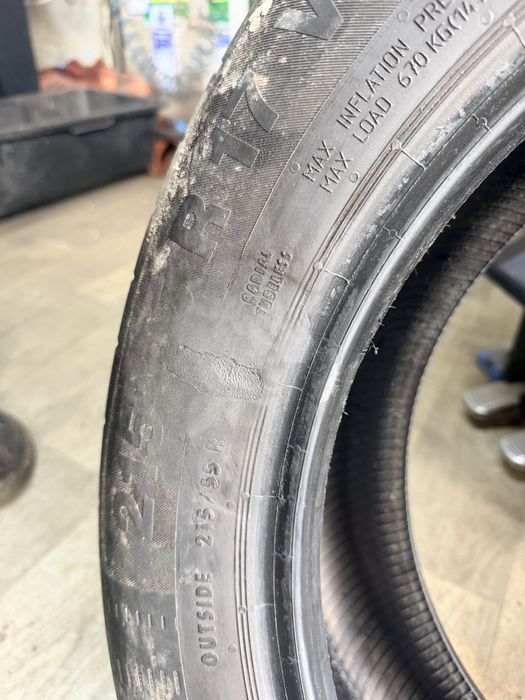 Резина Continental 215/55R17 літо
