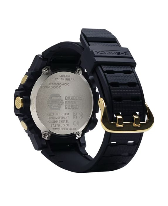 Casio G-Shock GST-B300B-1A NEW ORIGINAL | Bluetooth | Solar | G-Steel