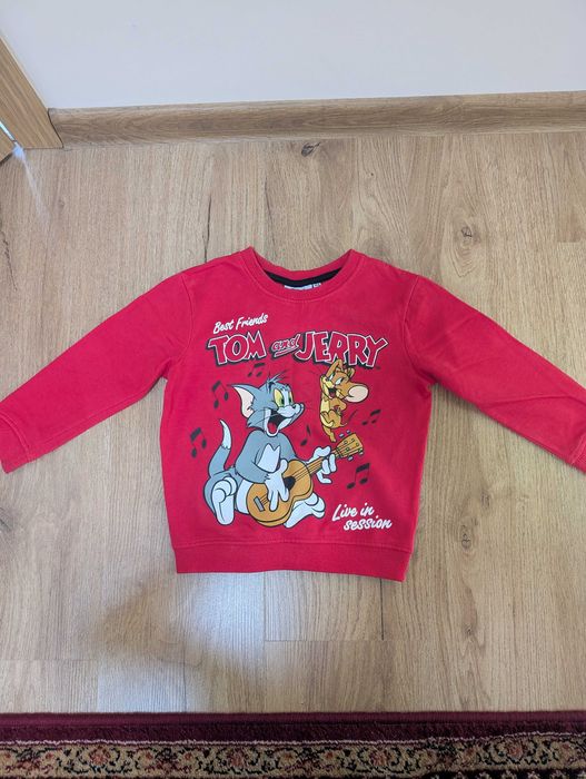 Bluza dla chłopca TOM i JERRY rozmiar 104 bawełna
