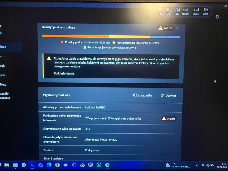 Lenovo Yoga Slim 7, 14ARE05, Stan Bdb