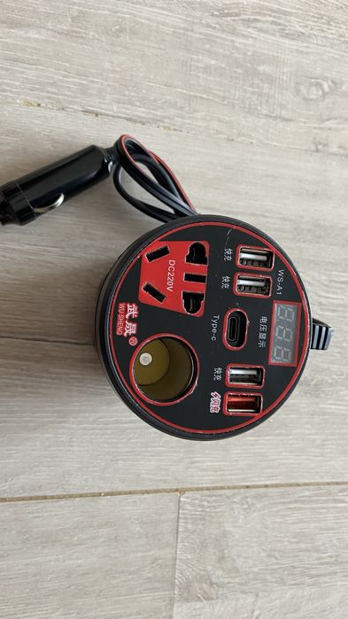 Інвертор авто 12/24 ,200 W, 110-220V нове невикористовувався