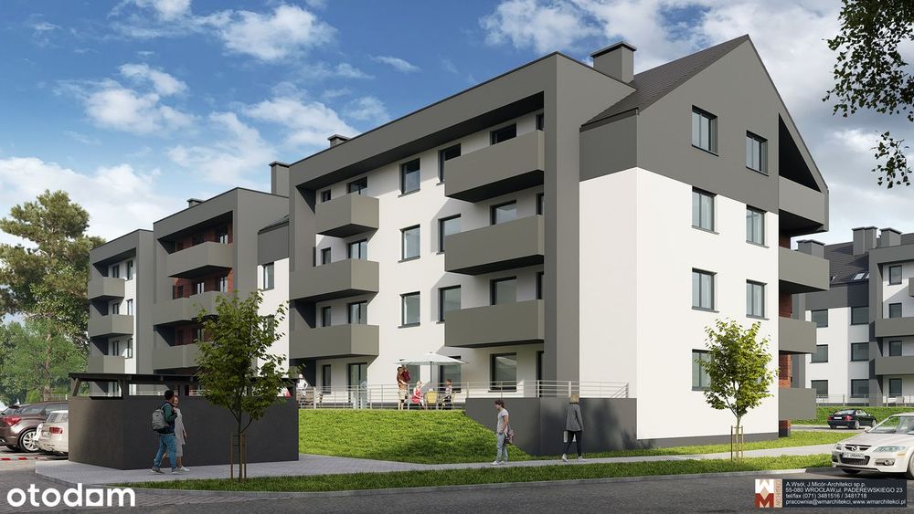 2-pokojowe mieszkanie 49m2 + balkon