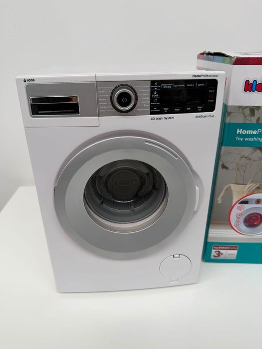 Zabawka pralka KLEIN Bosch Junior 9213 - Cztery programy prania i oryginalne odgłosy - działa z wodą i bez wody (outlet)