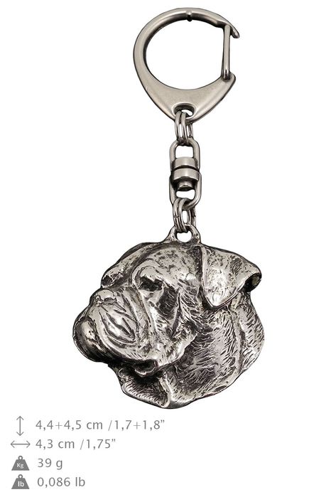 Buldog amerykański brelok w pudełku Art-Dog