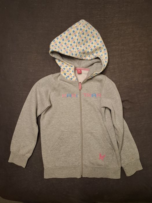 Bluza dziewczęca z kapturem rozpinana