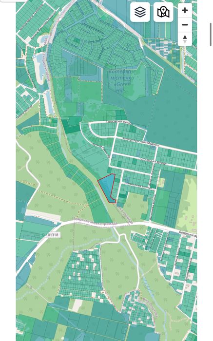 Віта-Поштова ділянка 2.1 Га, біля заповідника, ліс, сосни, комунікаціі