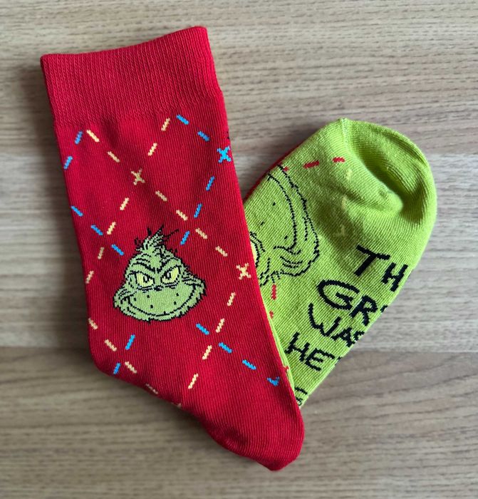 Фирменные носки McDonalds - Grinch, размер 36-39
