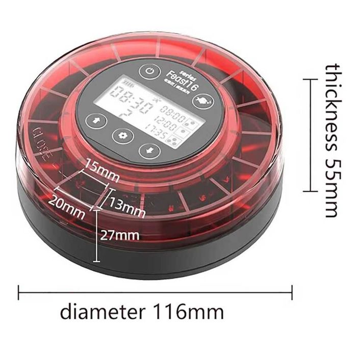 Comedouro, Alimentador Automático para Peixes "Feast 16"