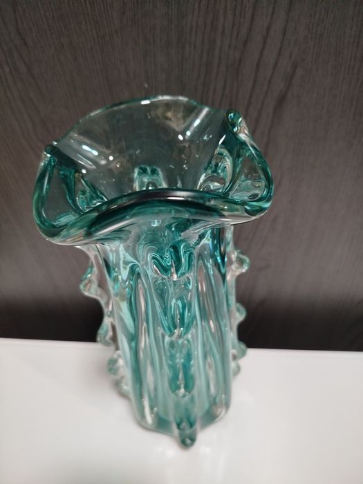 Ваза чешские стекло 28 см
