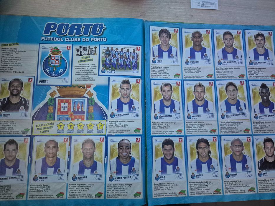 Caderneta Panini Futebol 2010-11