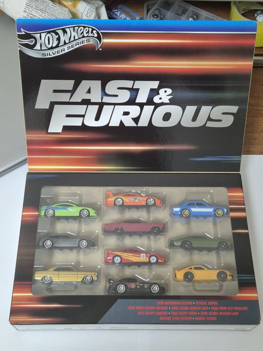 Набір hot wheels Fast&Furious, 10шт