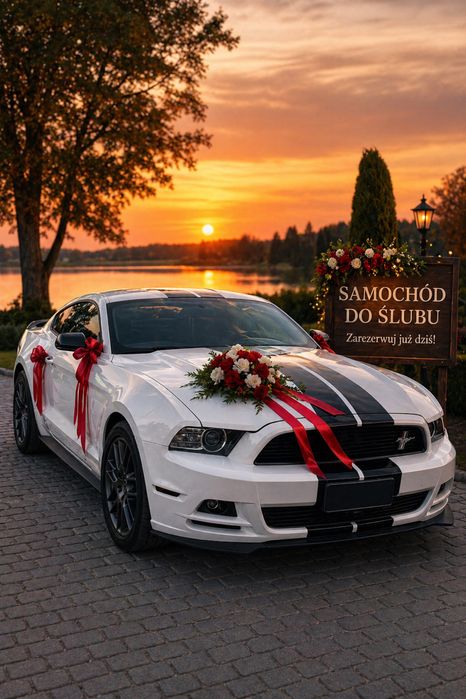 Samochód do ślubu Ford Mustang