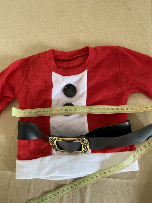 Новорічний дитячий костюм Санта Клаус 4-9 місяців