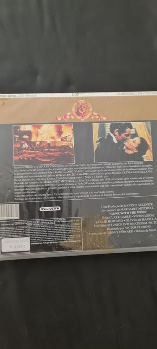 VHS - E tudo o vento levou.