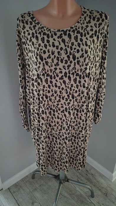 Bluzka miękka XXL panterka