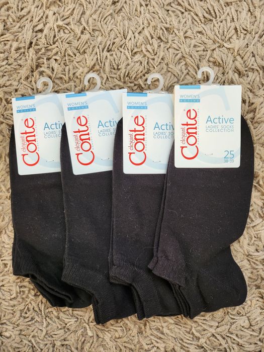Skarpetki damskie czarne Conte