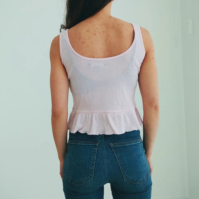 Pink crop top, Primark, size 32, brand new, no label64298019385859124