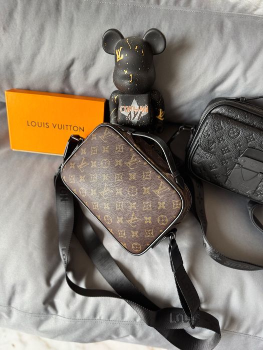 Жіноча чоловіча сумка коричнева Louis Vuitton S Lock луи витон мужская