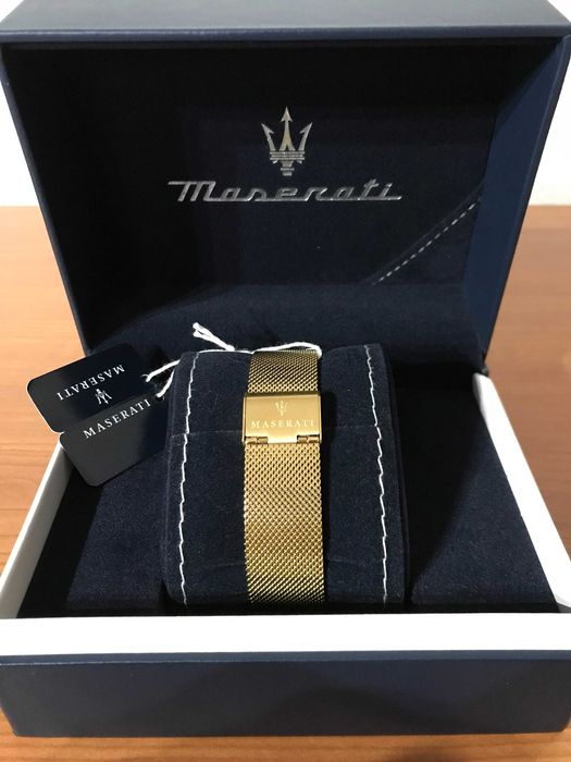 Relógio Maserati Dourado & Preto