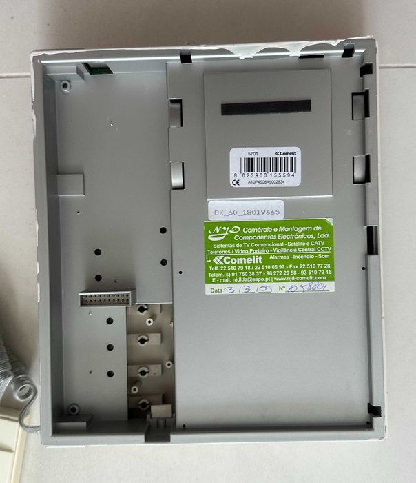 Videoporteiro Comelit 5701 + Suporte 5814 - Usado, Funcional