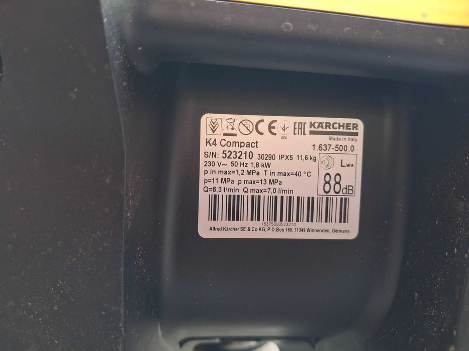 Karcher к4 мийка високого тиску керхер из Италии