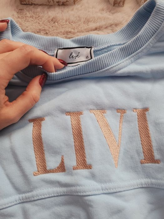 Bluza Livi fason oversize xs baby blue
