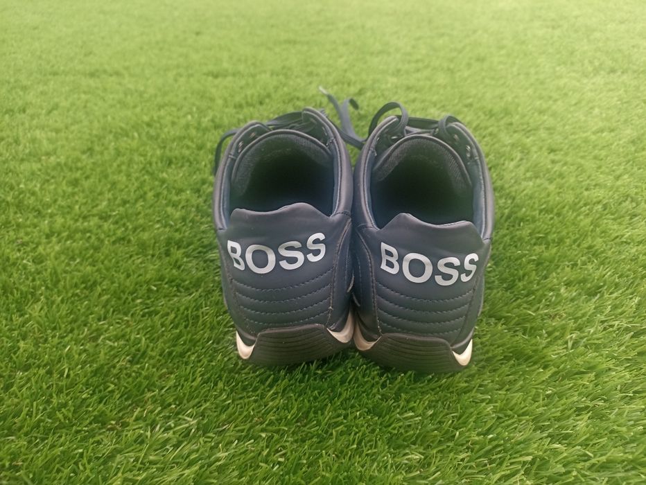 Sapatilhas Hugo Boss cinzentas e azuis