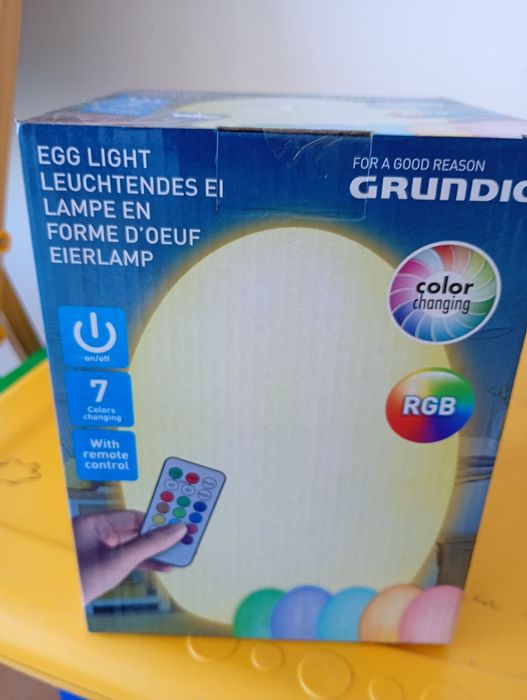 Candeeiro ovo Grundig led