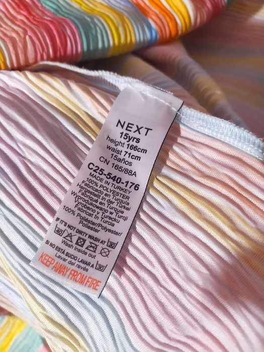 Kolorowa długa sukienka  166cm