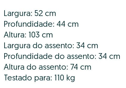 Banco com encosto