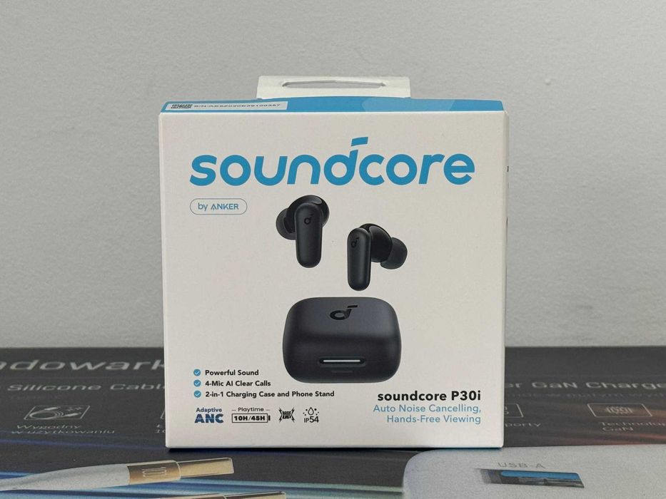 Słuchawki SoundCore by Anker P30i Black