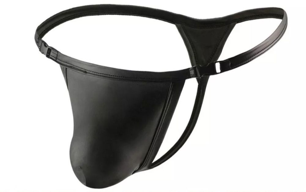 Sprzedam nowe stringi męskie skóropodobne rozmiar L, XL