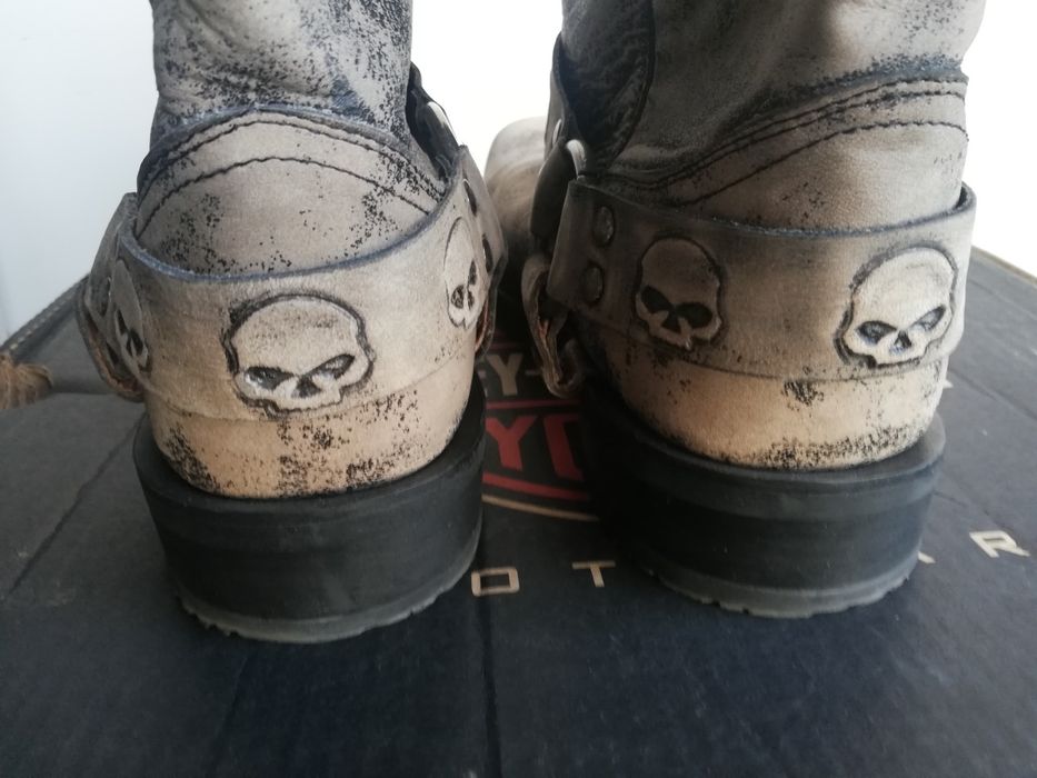 Harley Davidson Willie G. Skull ,kowbojki Harley Davidson rozmiar 46