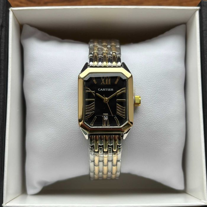 Хіт! Трендовий жіночий годинник Cartier на браслеті в різних кольорах