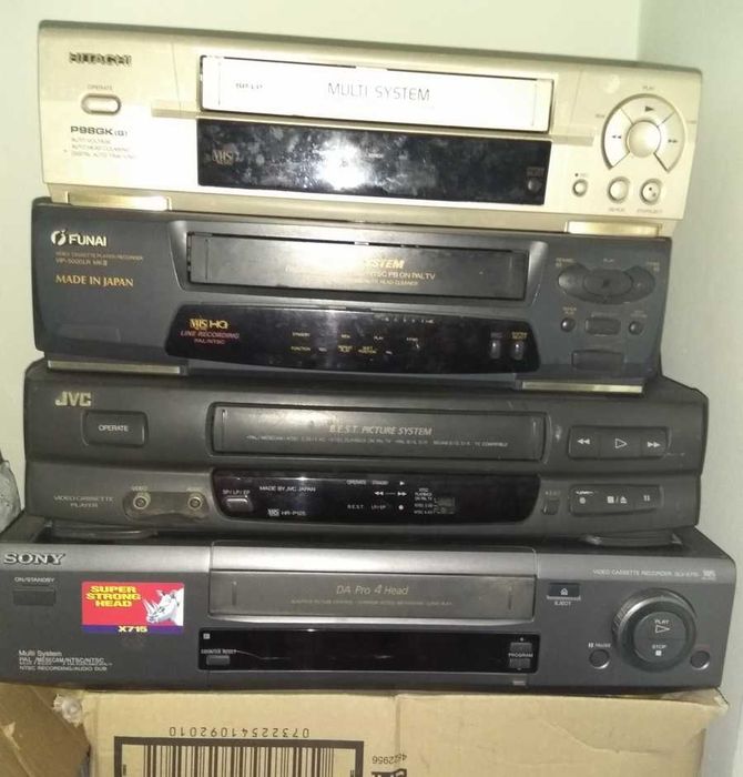 Відео магнітофон Sony/JVC/Funai/Hitachi