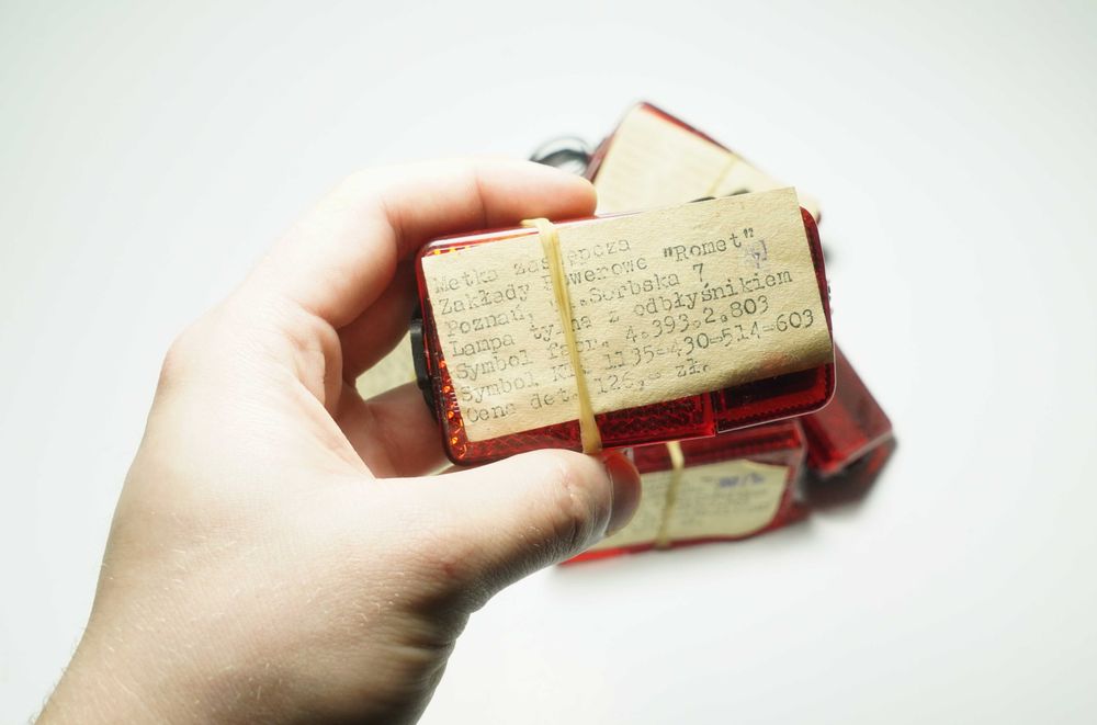 Nowa tylna lampa rowerowa ROMET Wigry 3/Jubilat 2/Wagant - METKA