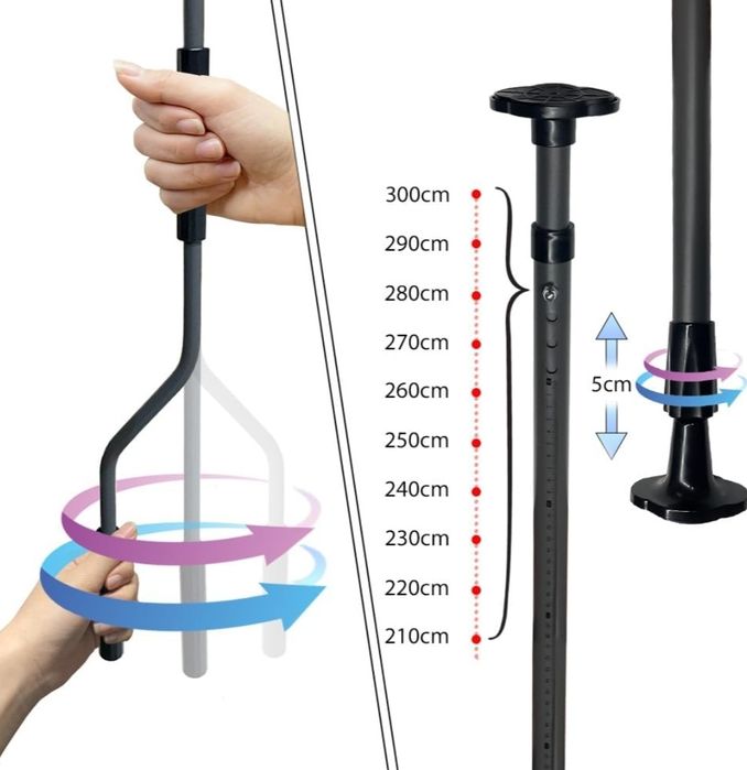 VOUNOT markiza okienna 2,5 m szara