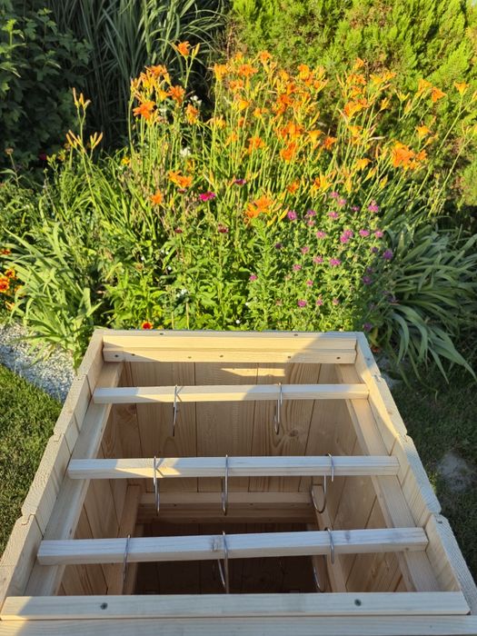 Wędzarnia drewniana, ogrodowa, duża XL, wędzarnie, wędzarka,