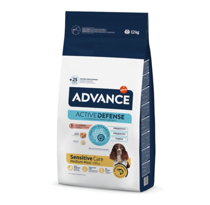 Ração Advance Medium Maxi Sensitive Salmao 12kg