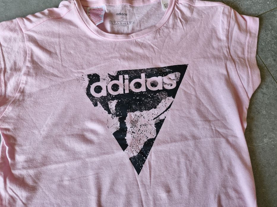 Bluzka Adidas różowa S